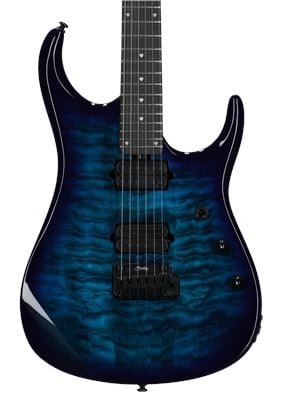 Sterling John Petrucci JP150DQM Electric Guitar with Bag Cerulean Blue